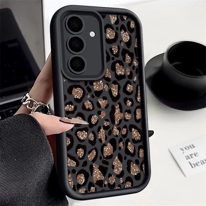 Brown Leopard Print Phone Case.