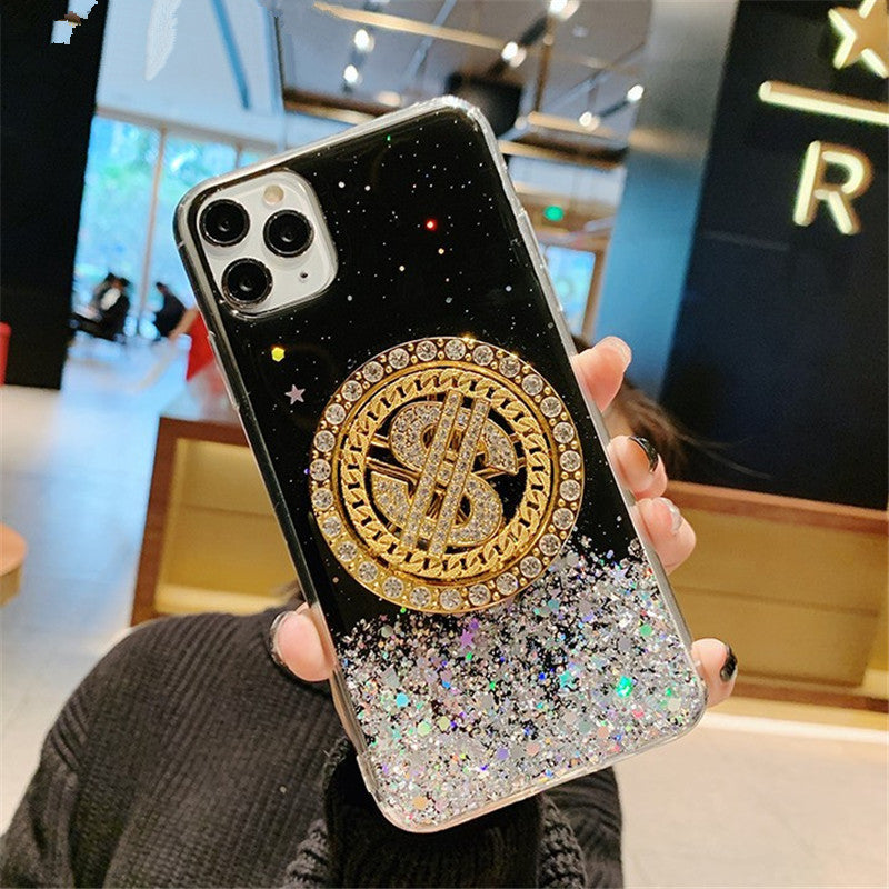 3D Diamond Dollar Turnplate Phone Case.