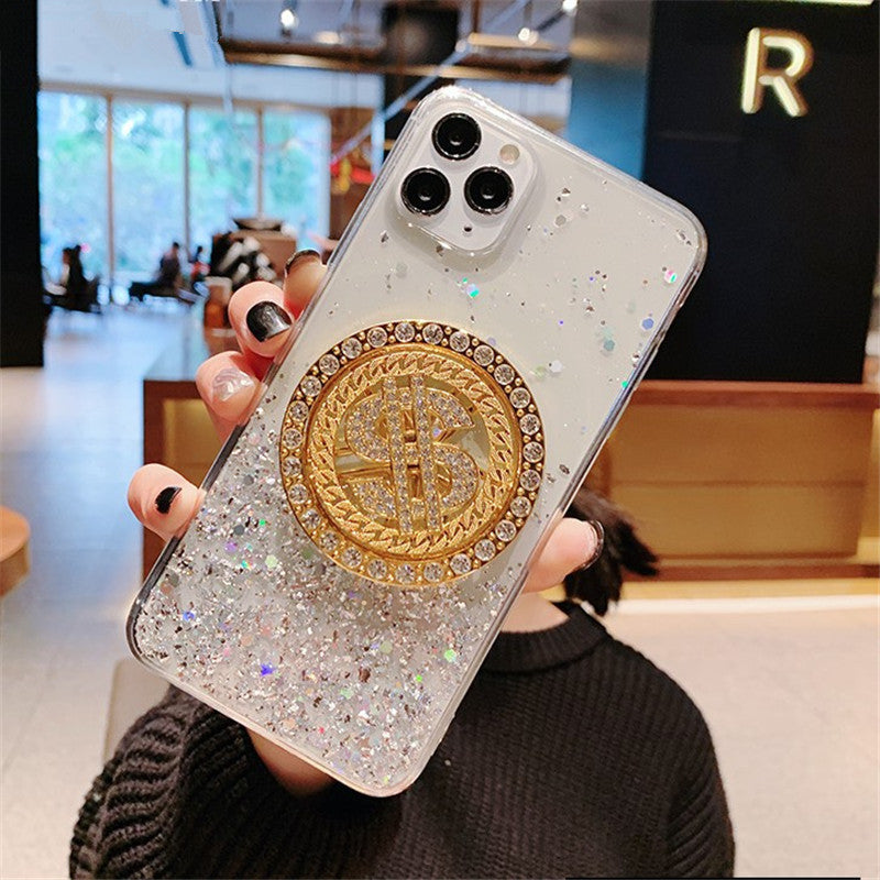 3D Diamond Dollar Turnplate Phone Case.
