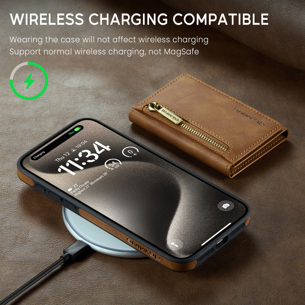 Wireless Magnetic Card Holder Case