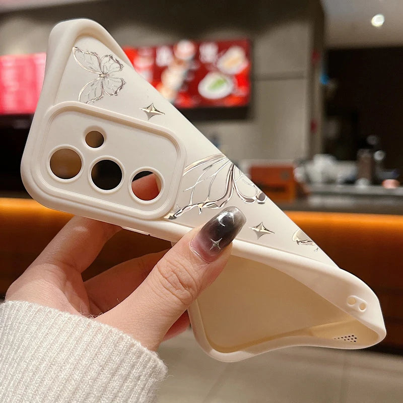 Gold Butterfly Print Case.