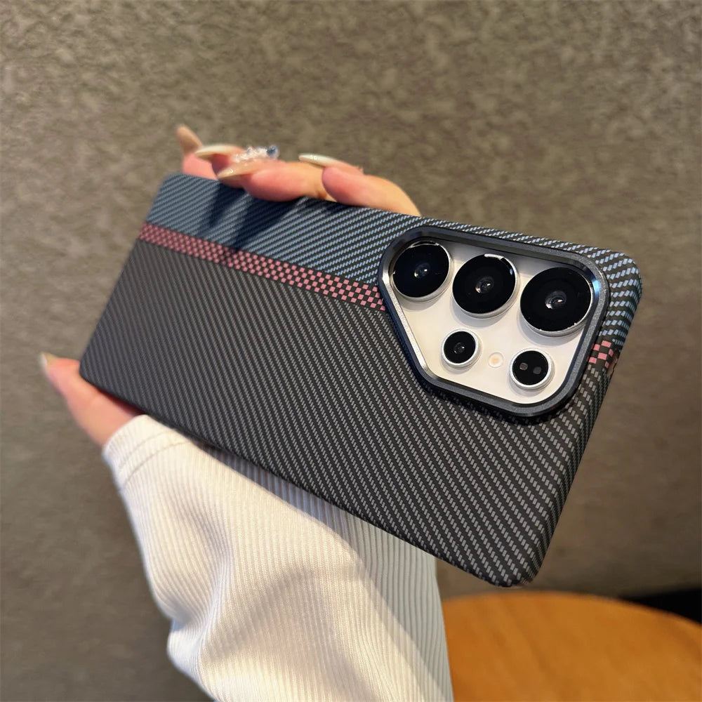 Carbon Fiber Magnetic Phone Case.