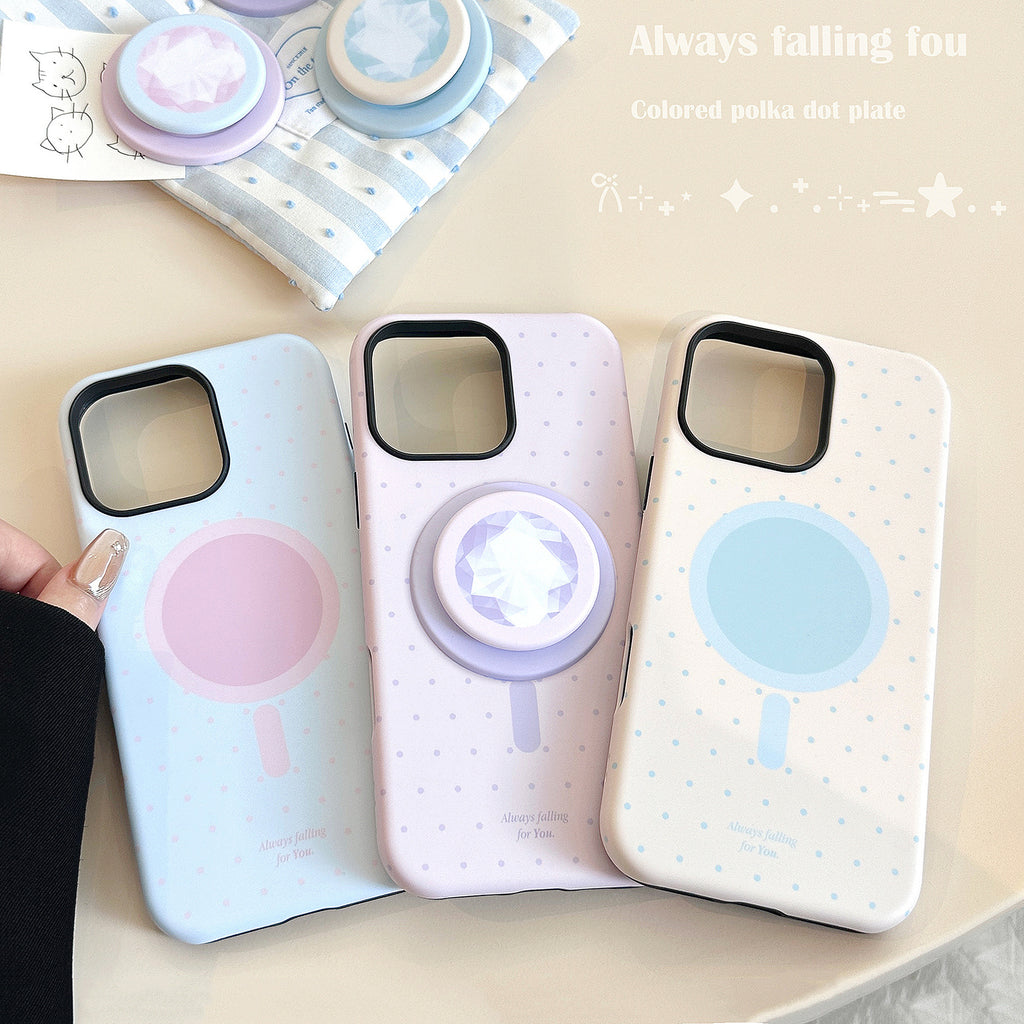 Colorful Diamond Magnetic Phone Case.