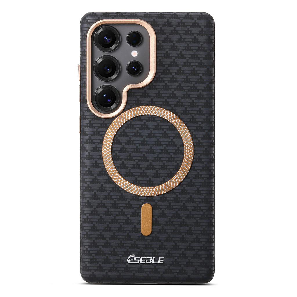 Triangular Pattern Magnetic Matte Phone Case.