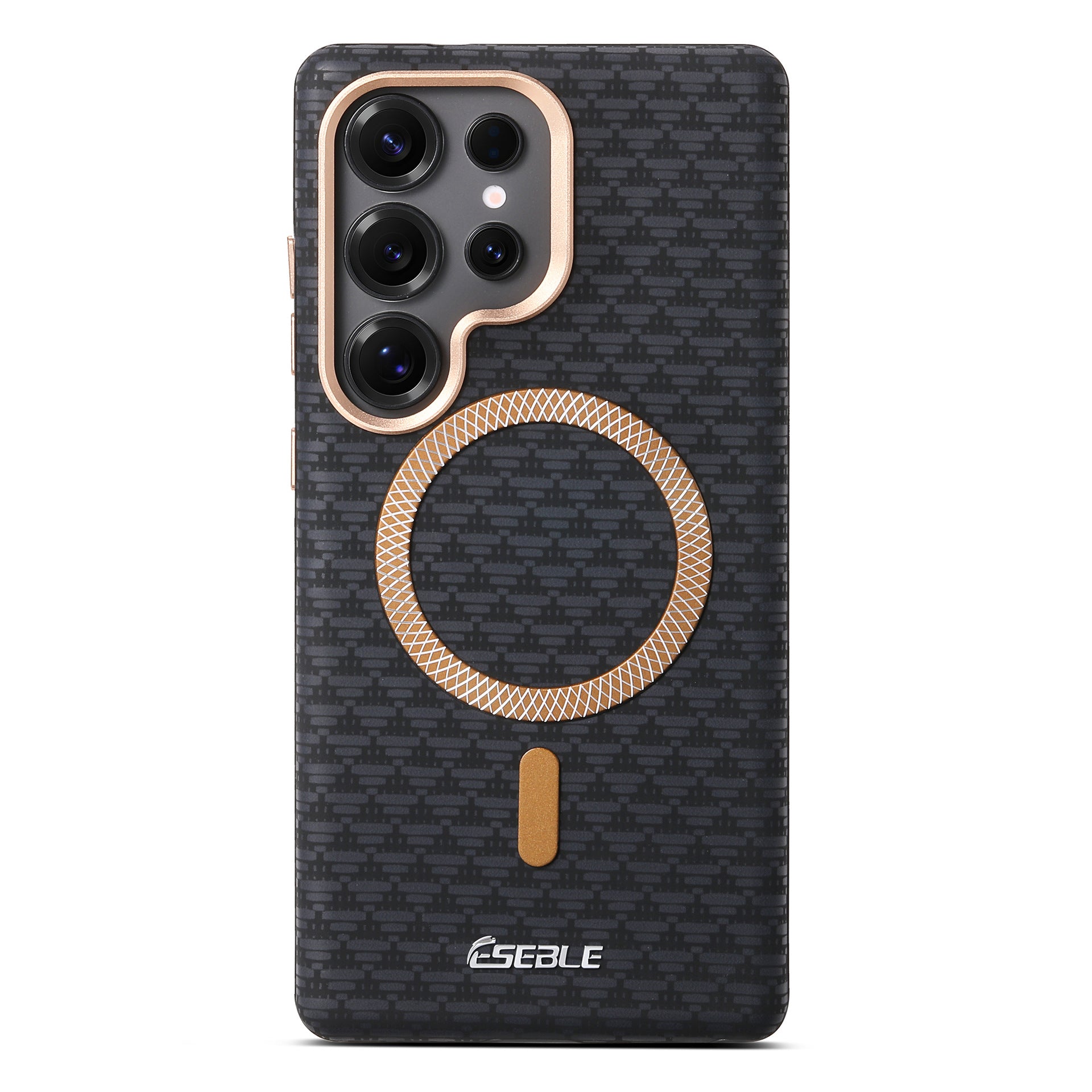 Triangular Pattern Magnetic Matte Phone Case.