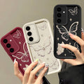 Gold Butterfly Print Case.