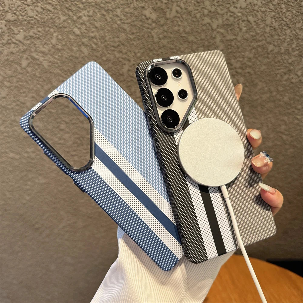 Carbon Fiber Magnetic Phone Case.