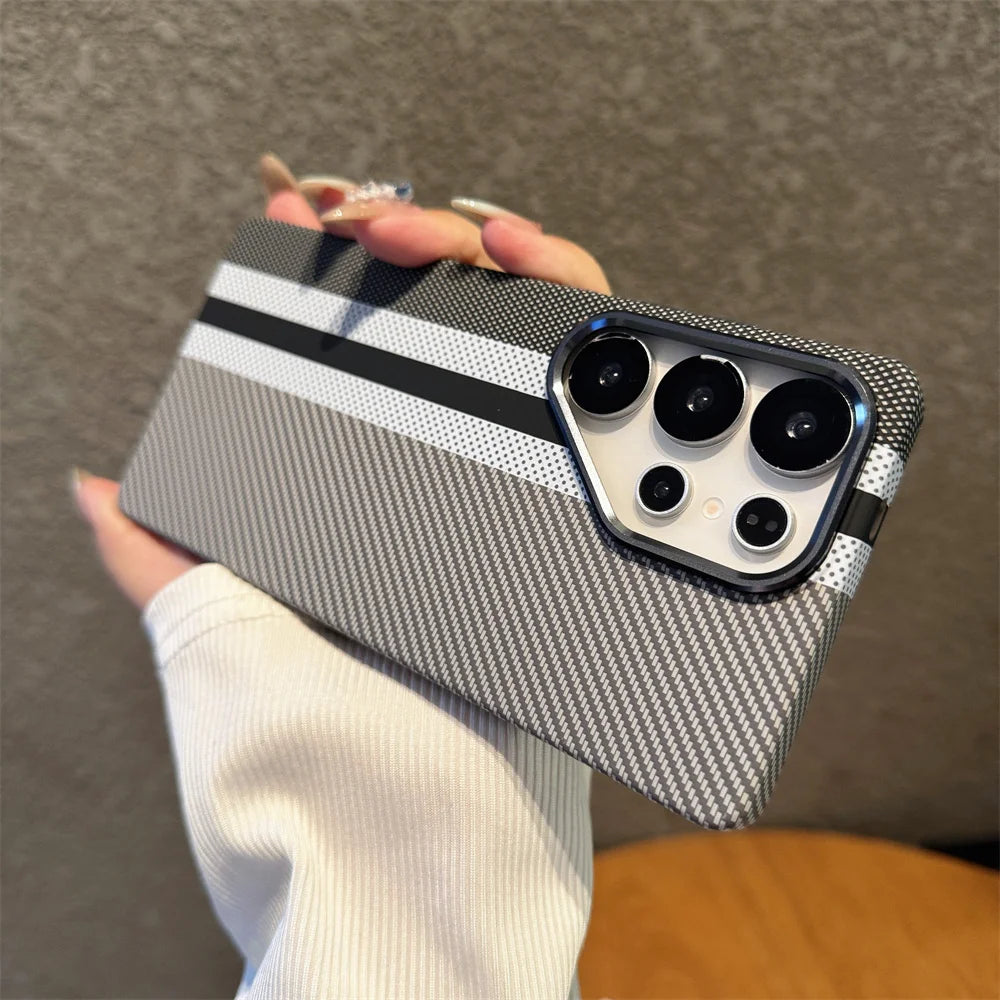 Carbon Fiber Magnetic Phone Case.