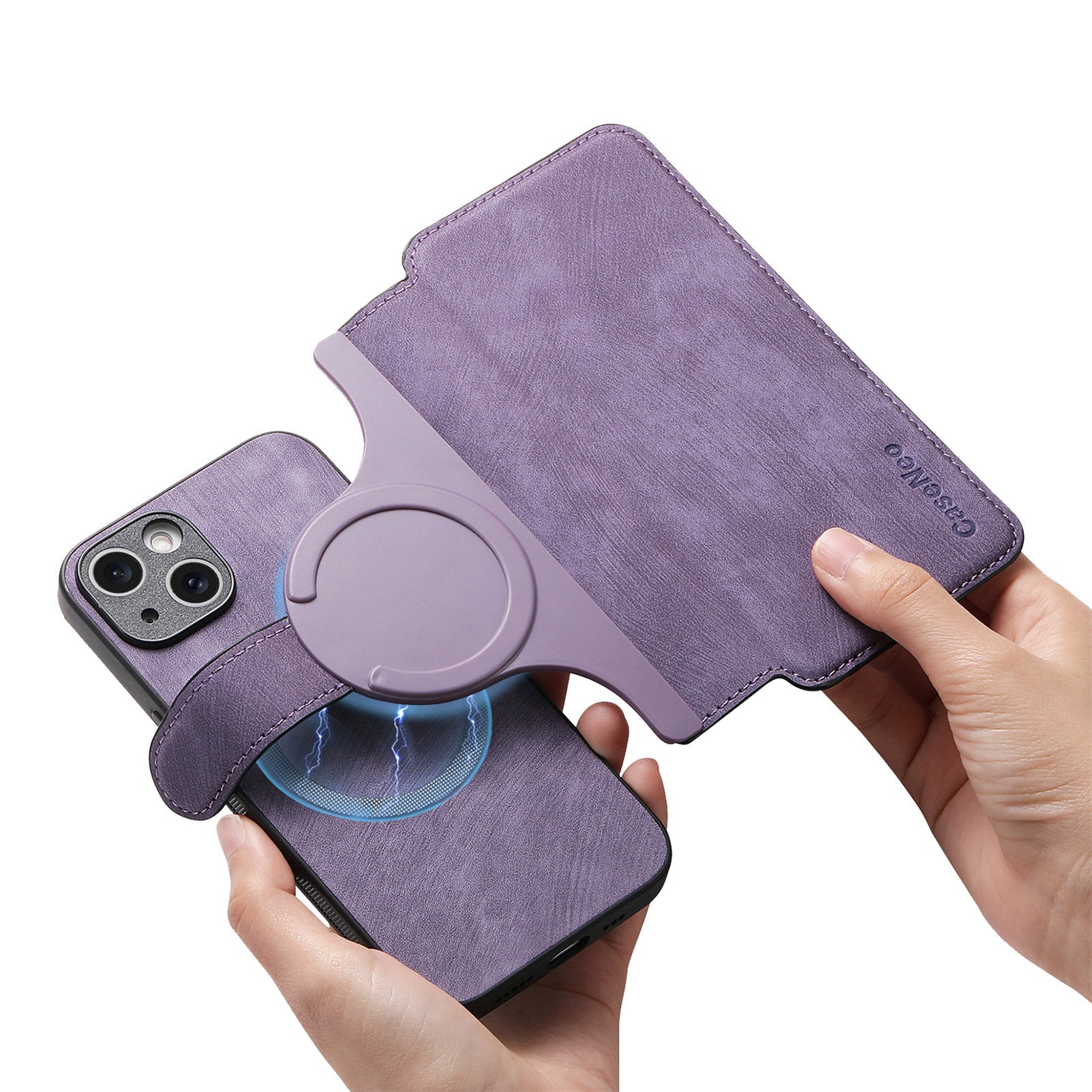Magnetic Flip Leather Case