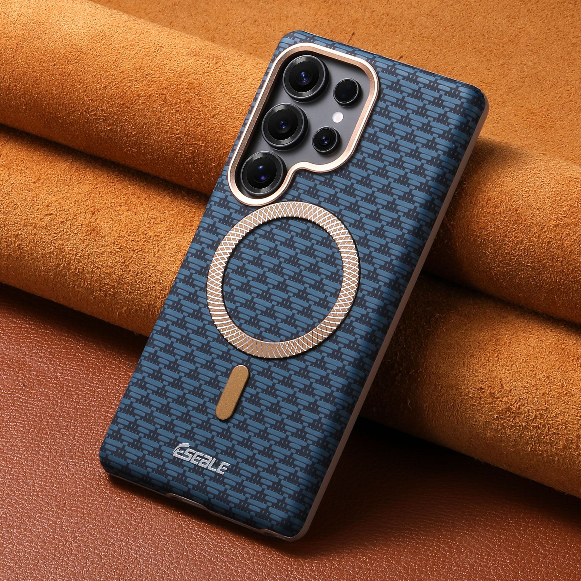 Triangular Pattern Magnetic Matte Phone Case.