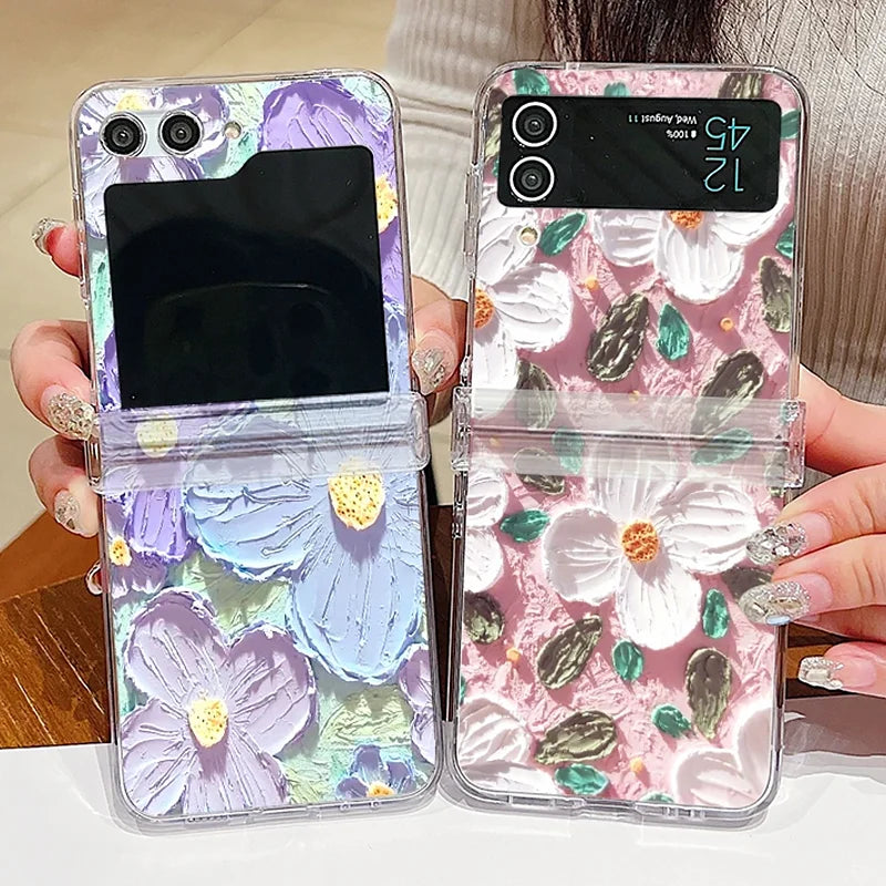 Oil Painting Flower Case