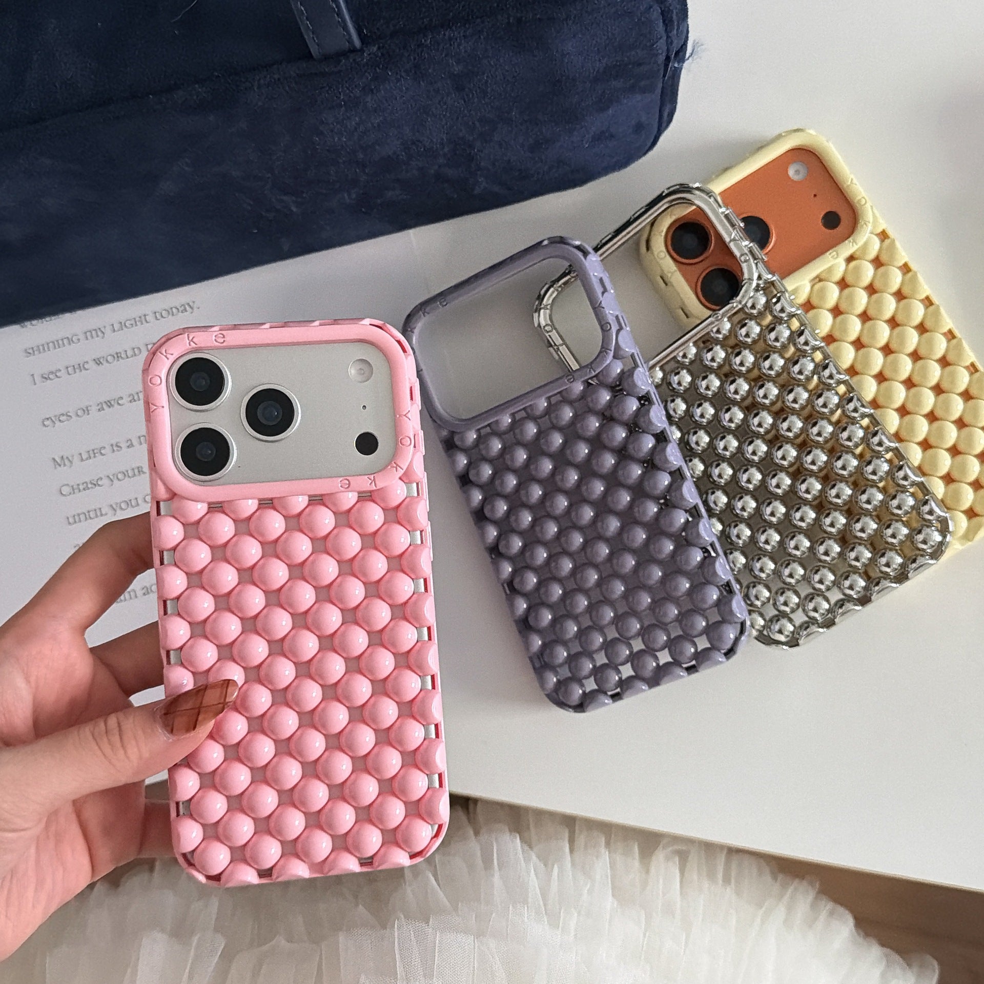 Hollow Bead Phone Case.