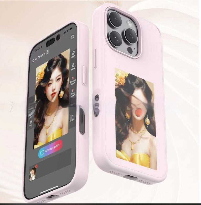 E-ink Screen Projection Phone Case
