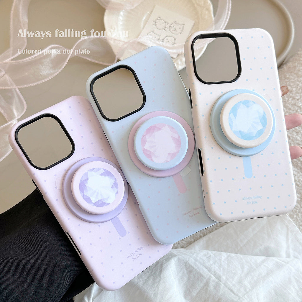 Colorful Diamond Magnetic Phone Case.