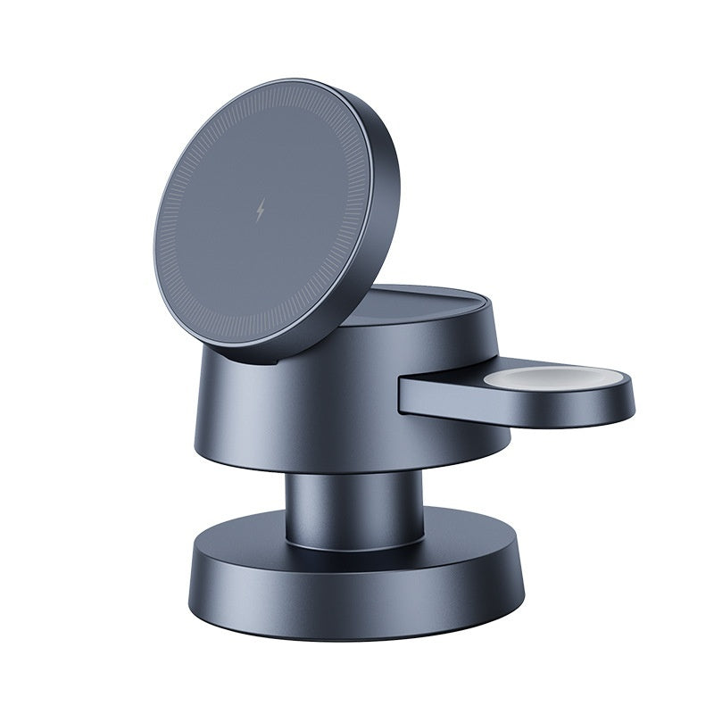 Three-in-one Magnetic Wireless Charger & Night Lamp