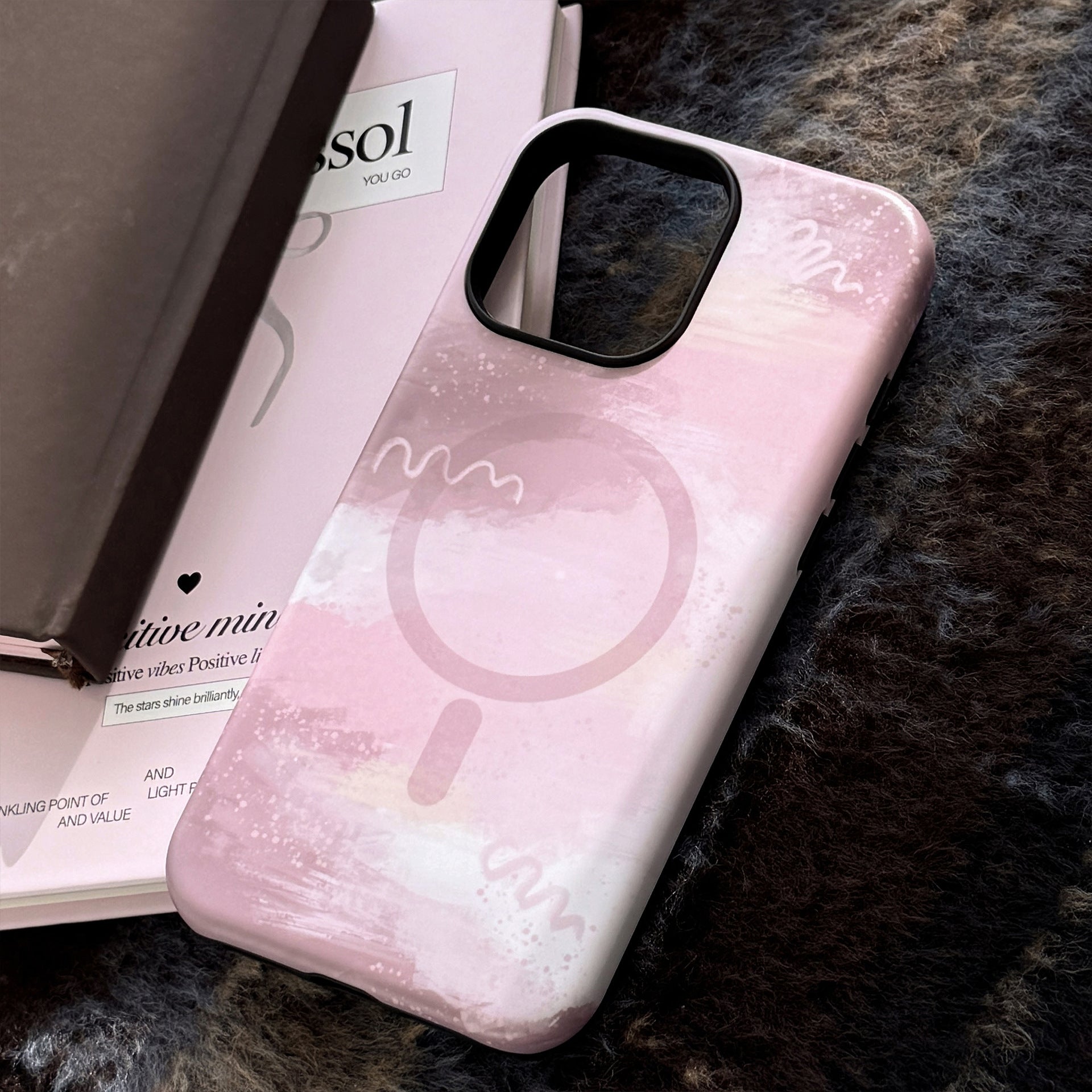 Magnetic Pink Phone Case.