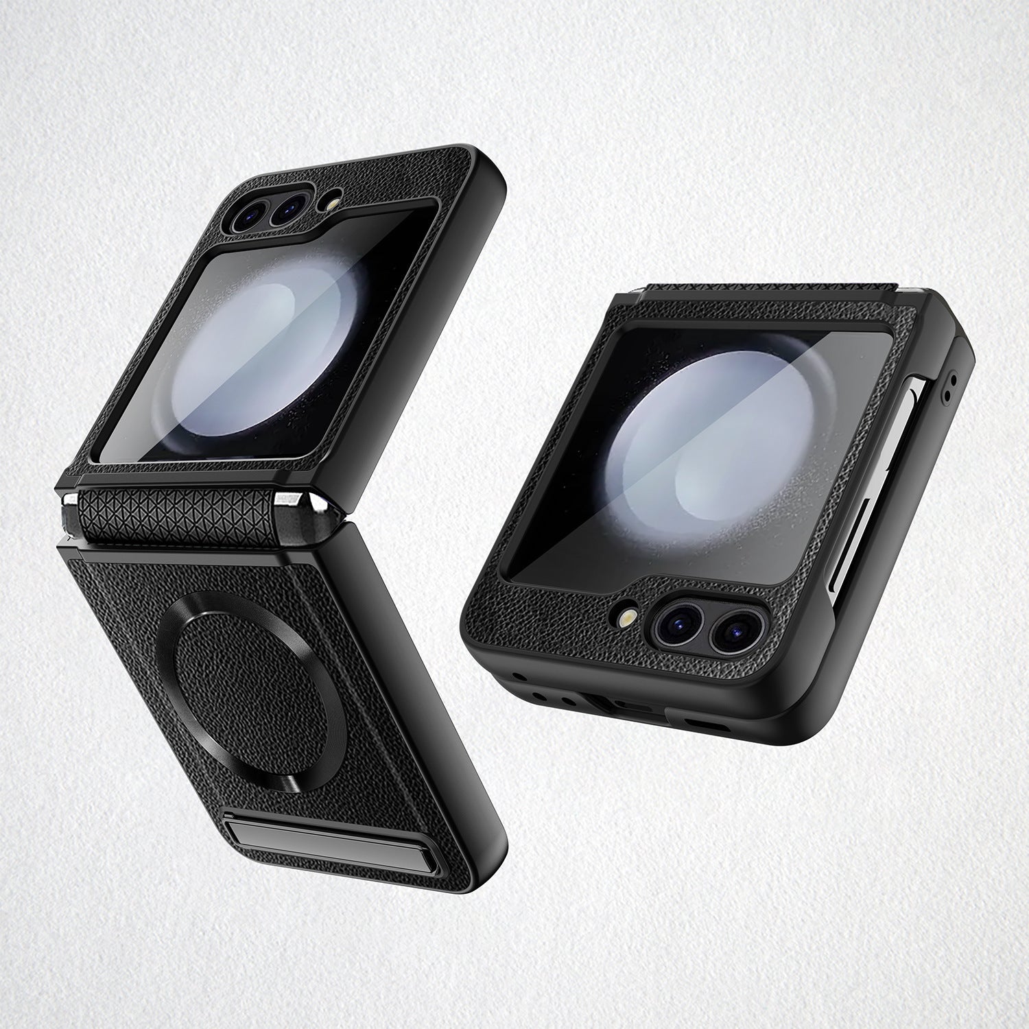 Drop-Resistant Magnetic Case.