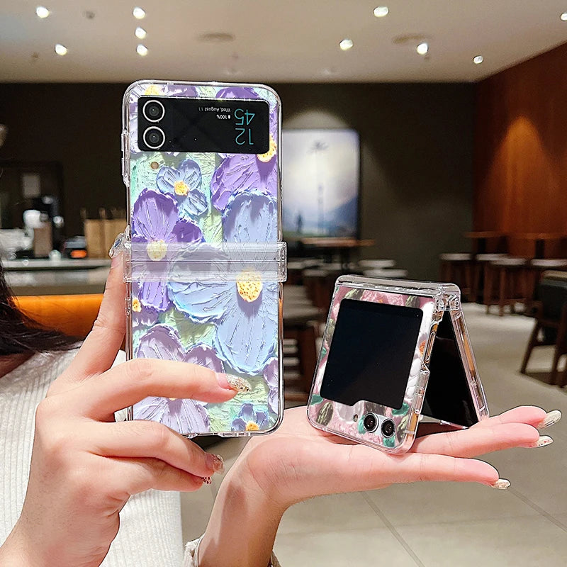Oil Painting Flower Case