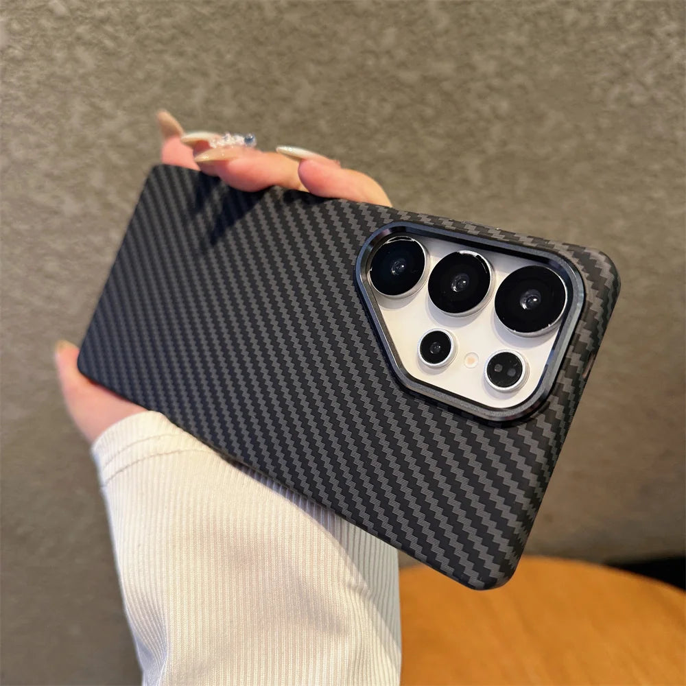 Carbon Fiber Magnetic Phone Case.