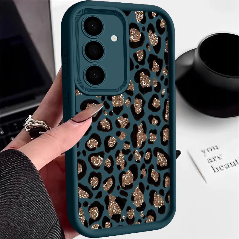 Brown Leopard Print Phone Case.