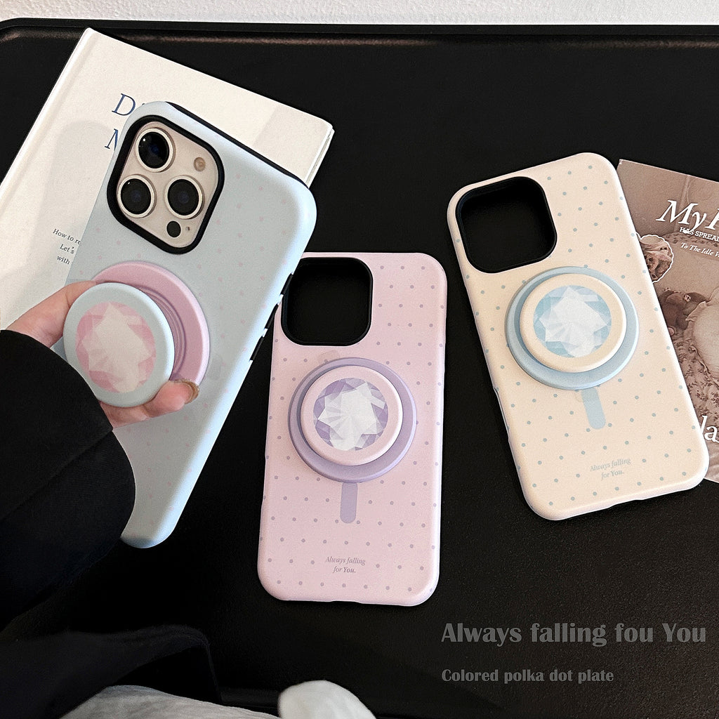Colorful Diamond Magnetic Phone Case.