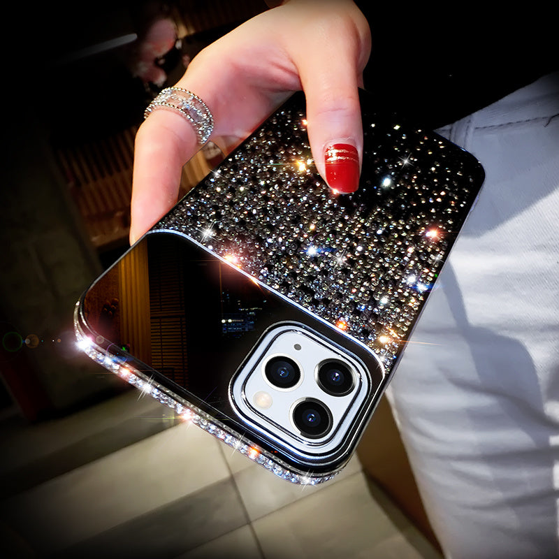 Punk Gradient Rhinestone Case