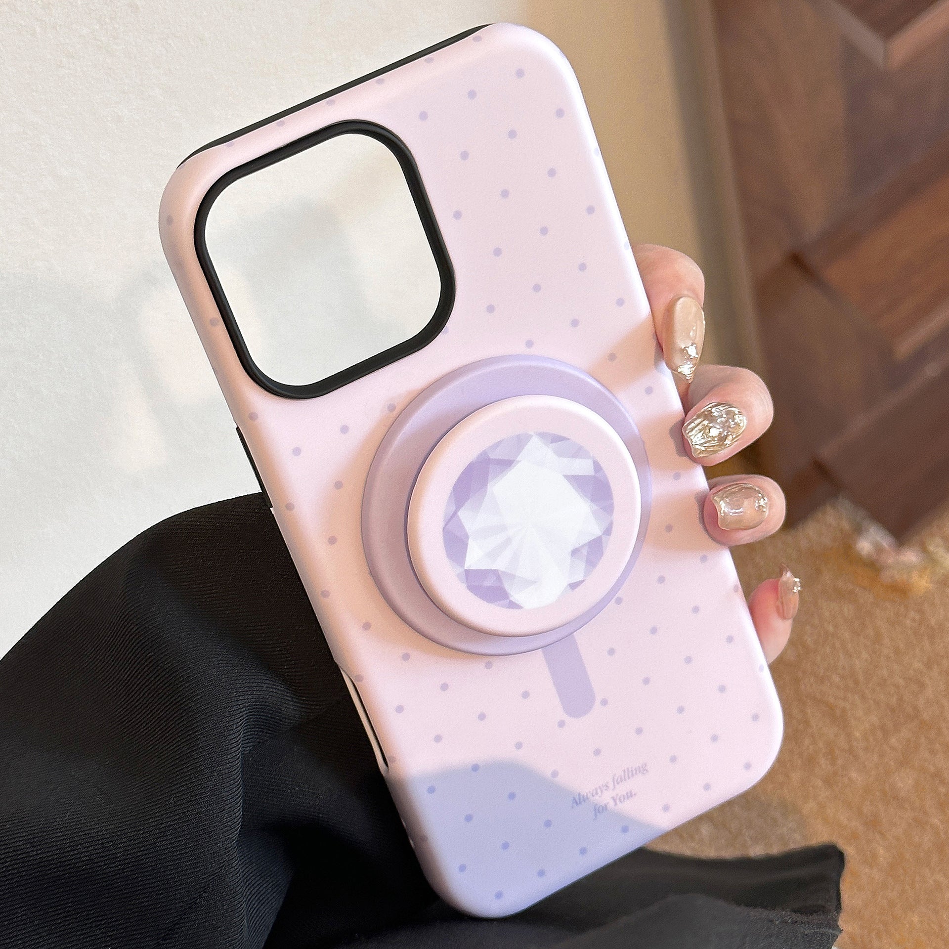 Colorful Diamond Magnetic Phone Case.