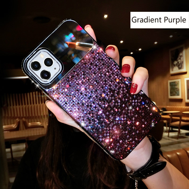Punk Gradient Rhinestone Case