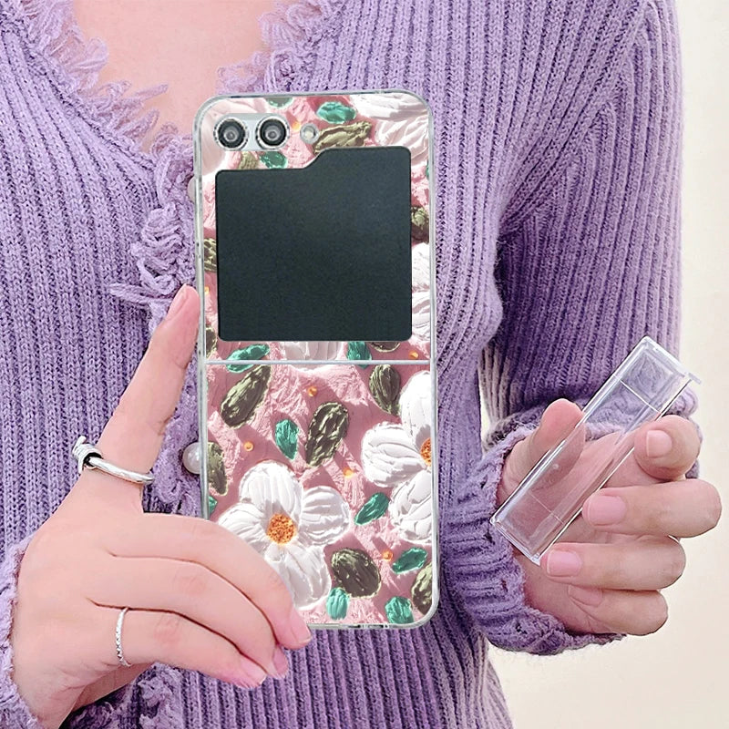 Oil Painting Flower Case