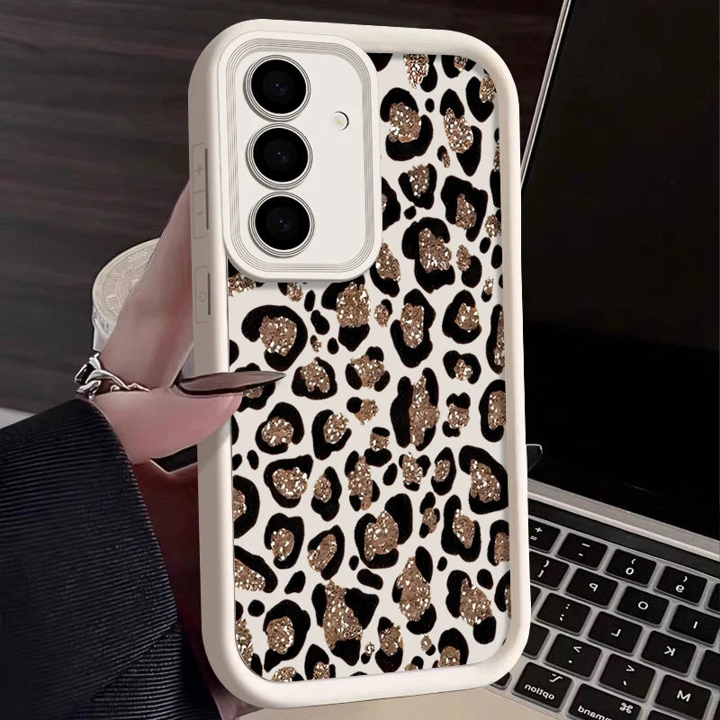 Brown Leopard Print Phone Case.