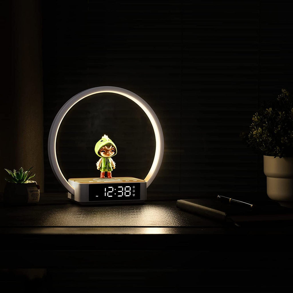 Bedside Three-in-one Wireless Charger & Small Night Lamp