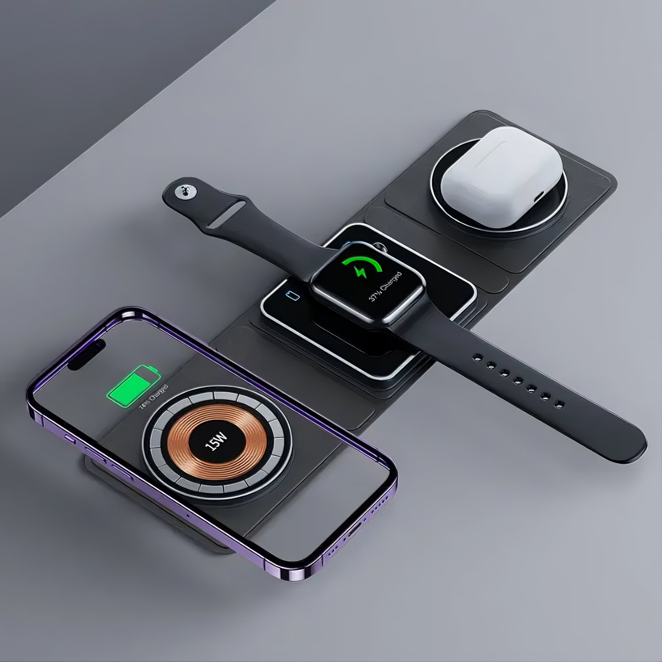 3 IN 1 Magnetic Wireless Charger