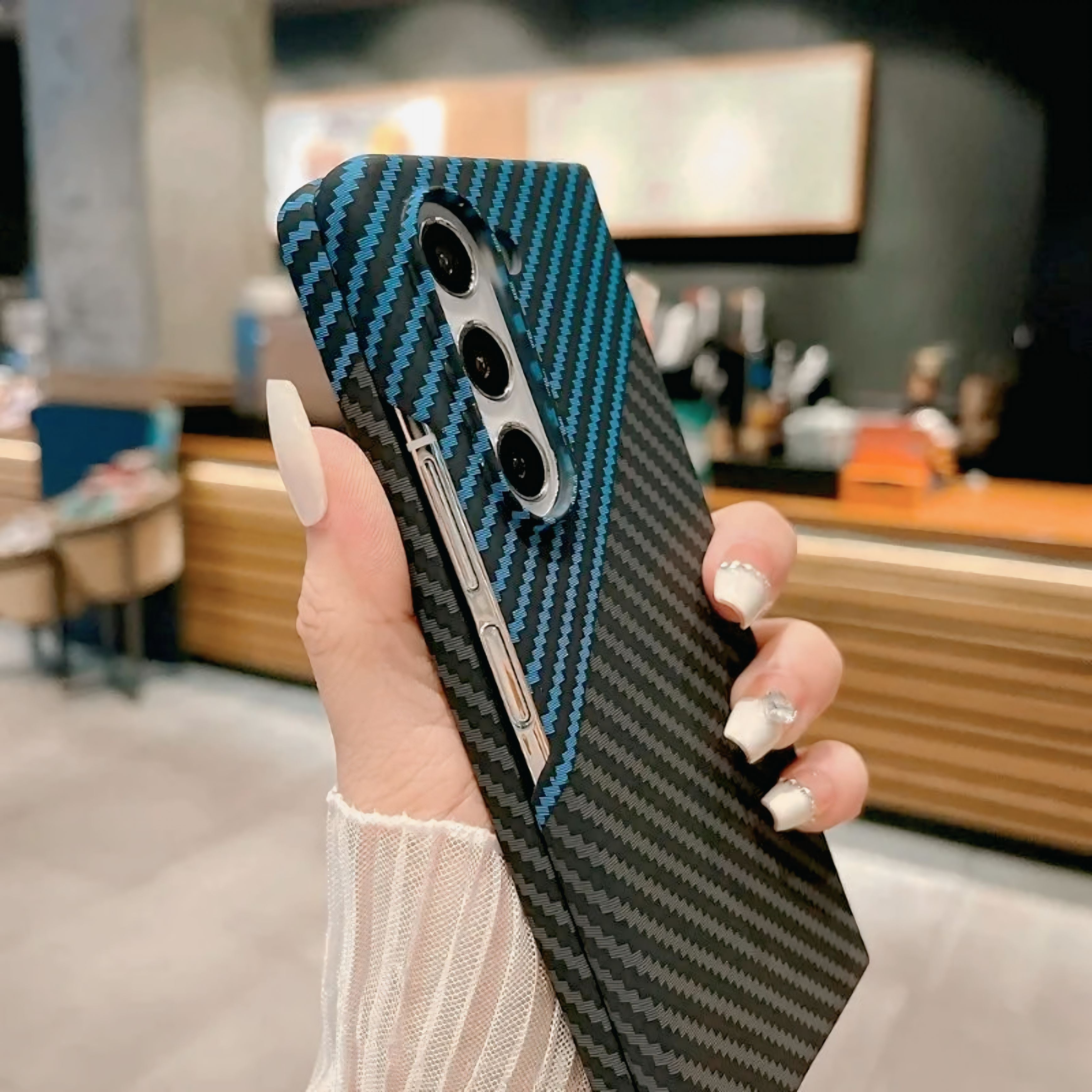 Carbon Fiber Pattern Phone Case