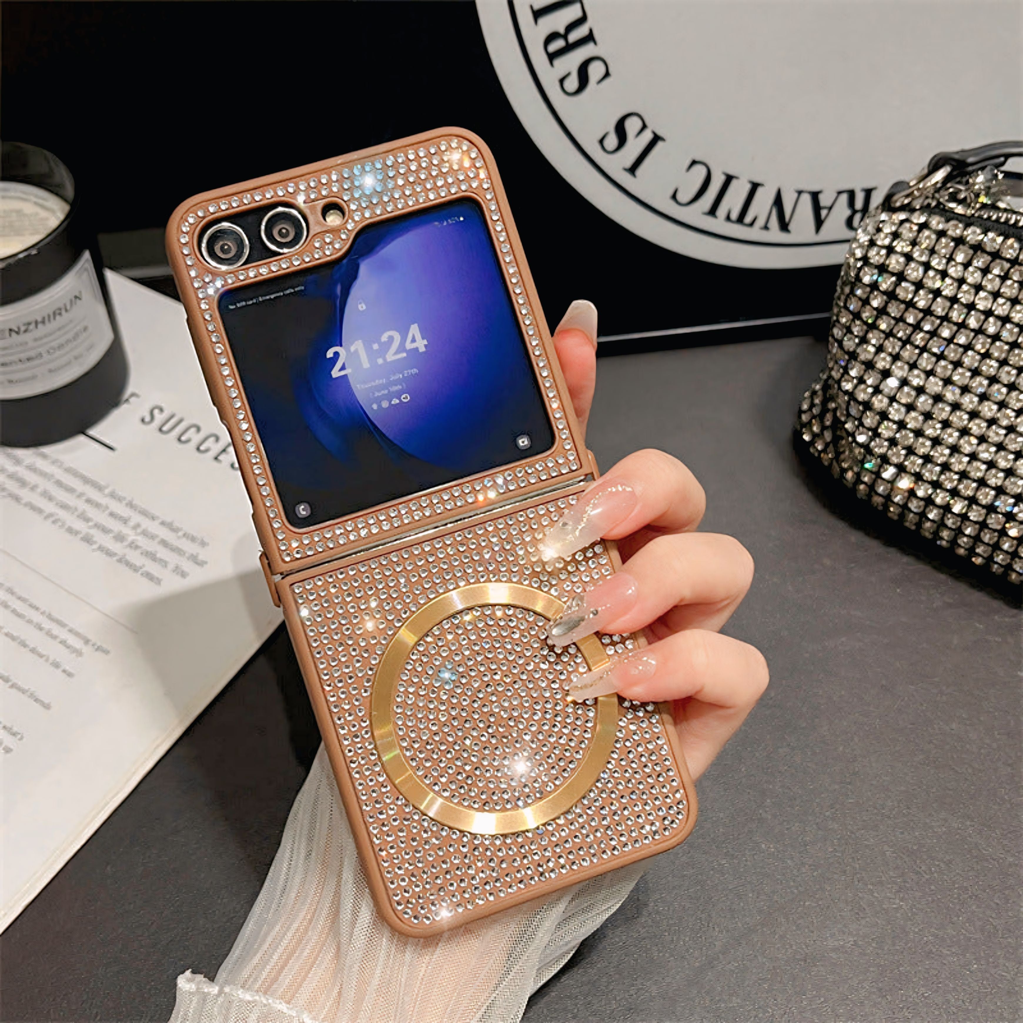 Carrying Strap Magnetic Phone Case.